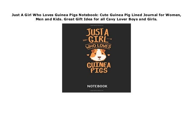 Great Gift Idea for all Cavy Lover. Cute Guinea Pig Lined Journal for Women Guinea Pig Notebook Men and Kids