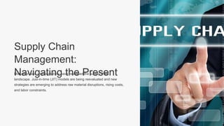 presentation on just in time in manufacturing ppt | PPTX