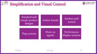 Just in-time and lean operations | PPTX