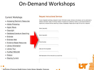 On-Demand Workshops