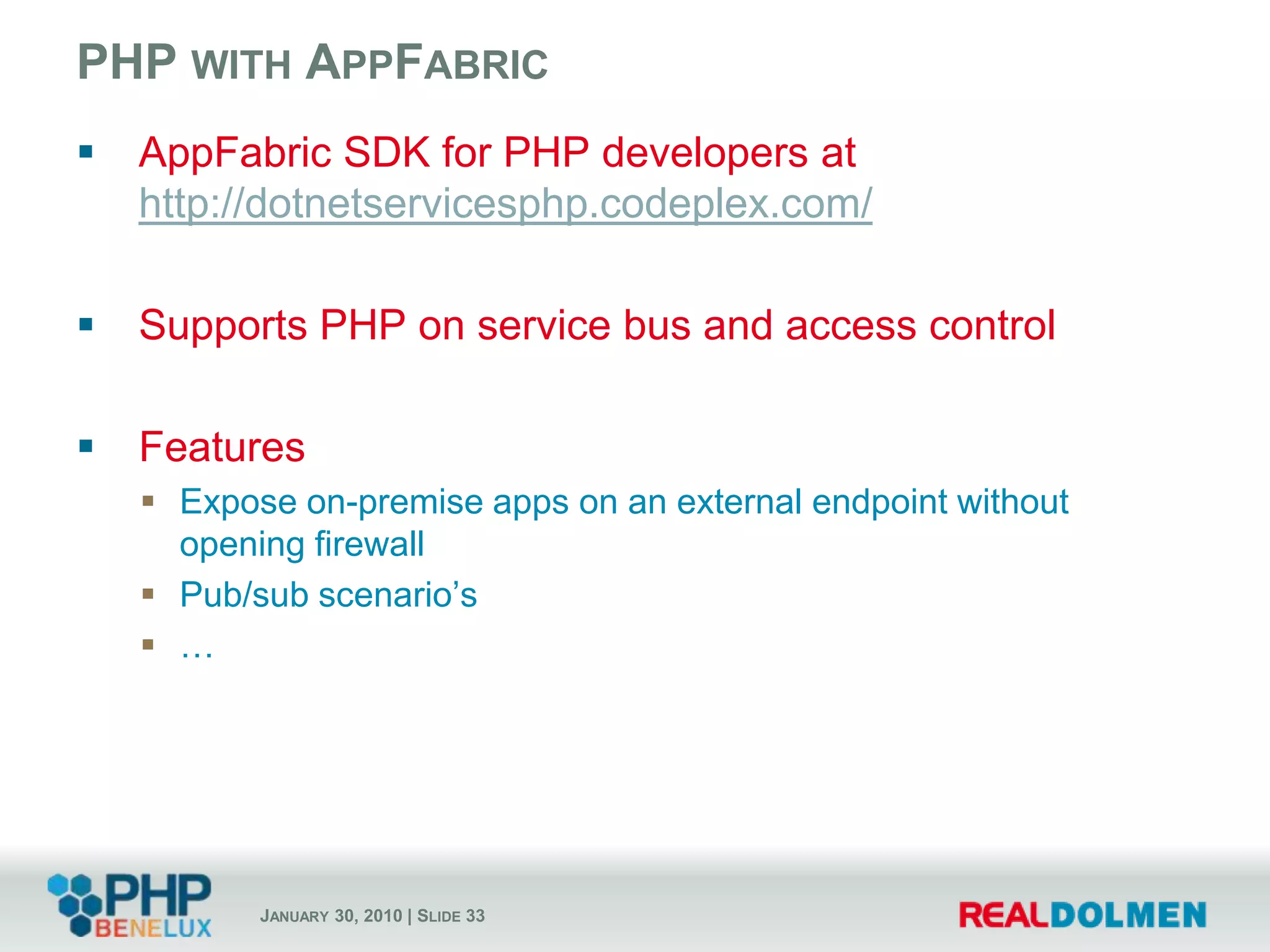 Typical Architecture on AzureService UnavailableVIPWorker RoleWeb RoleWindows Azure Storage (Blob, Table, Queue)