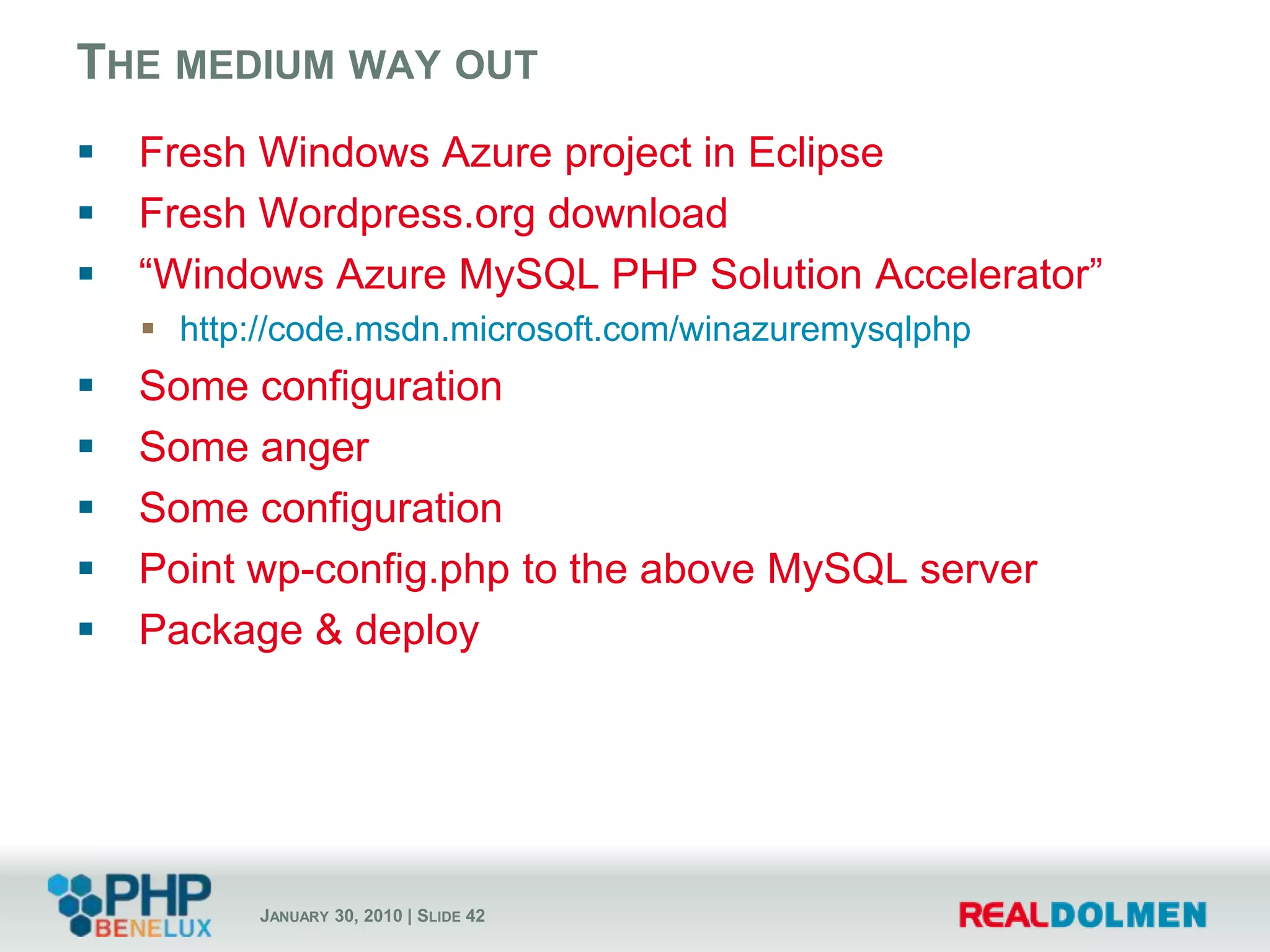 What’s in the cloud?WordpressFinally!
