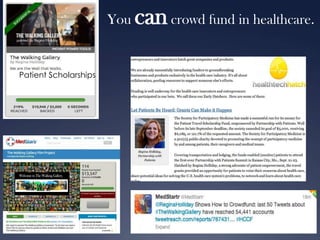 You

Patient Scholarships

can crowd fund in healthcare.

 