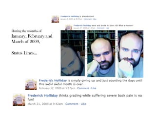 During the months of 
January, February and 
March of 2009, 
Status Lines… 
 