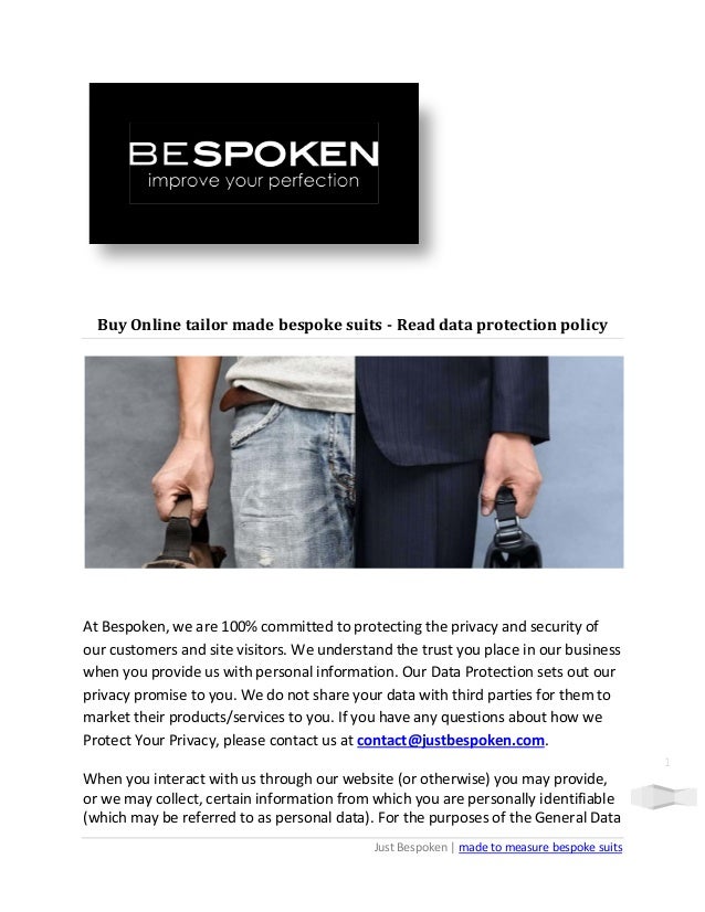 bespoke clothing online