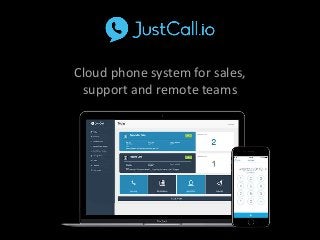 Cloud phone system for sales,
support and remote teams
 