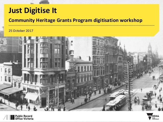 just digitise it daniel wilksch of the public records office victor public records offices