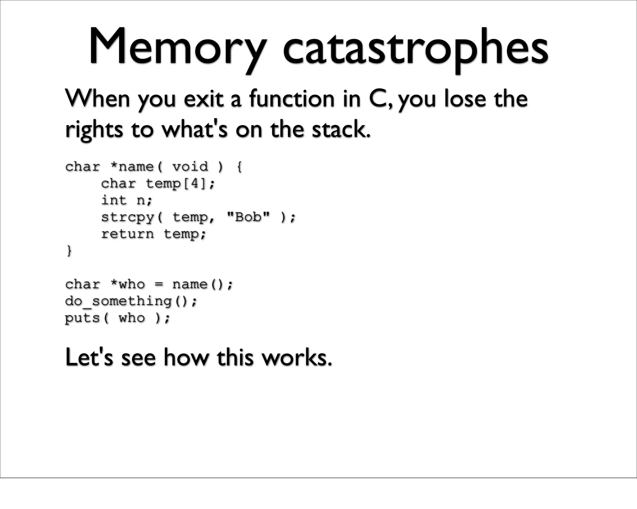 Just Enough C For Open Source Projects