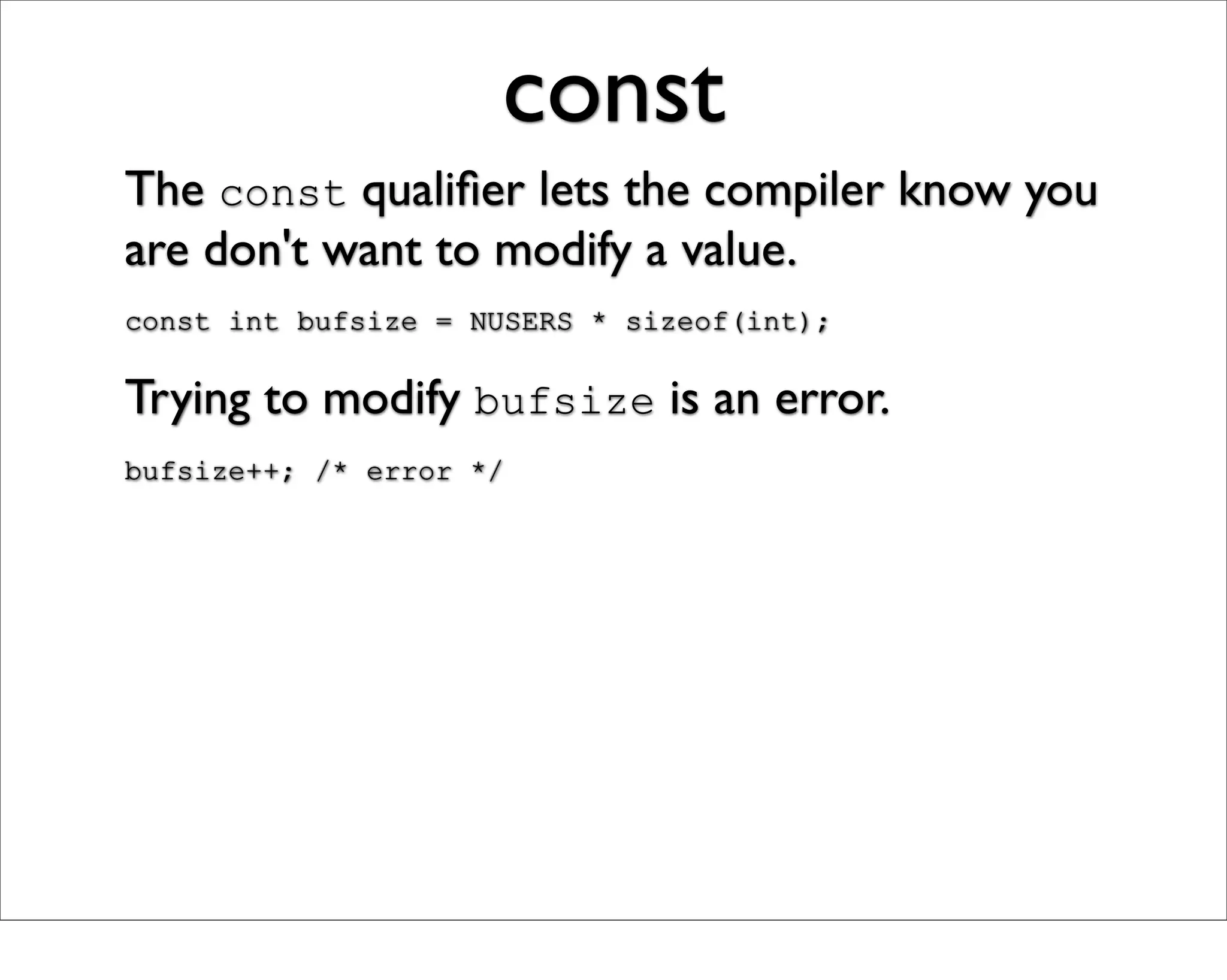 Just Enough C For Open Source Projects