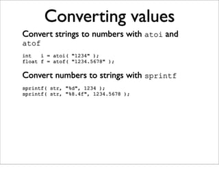 Just Enough C For Open Source Projects