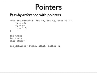 Just Enough C For Open Source Projects