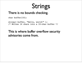 Just Enough C For Open Source Projects