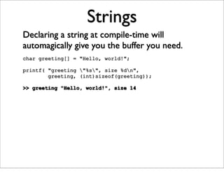 Just Enough C For Open Source Projects