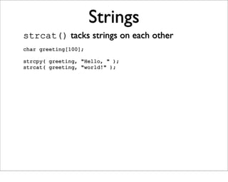 Just Enough C For Open Source Projects