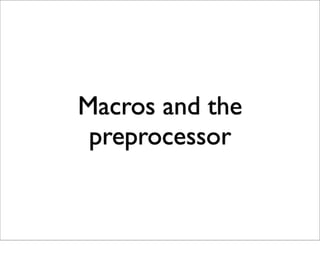 Just Enough C For Open Source Projects