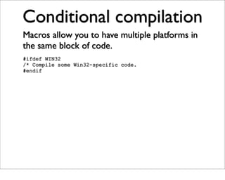 Just Enough C For Open Source Projects