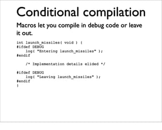 Just Enough C For Open Source Projects
