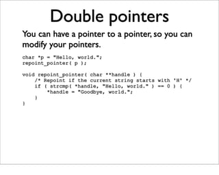 Just Enough C For Open Source Projects
