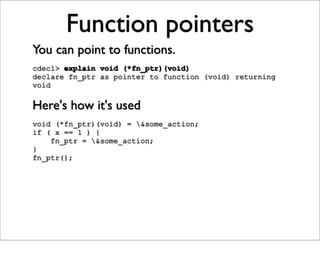 Just Enough C For Open Source Projects