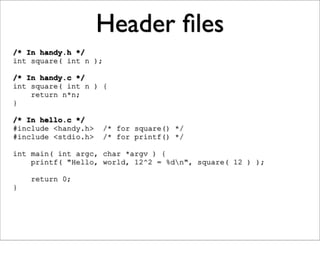 Just Enough C For Open Source Projects