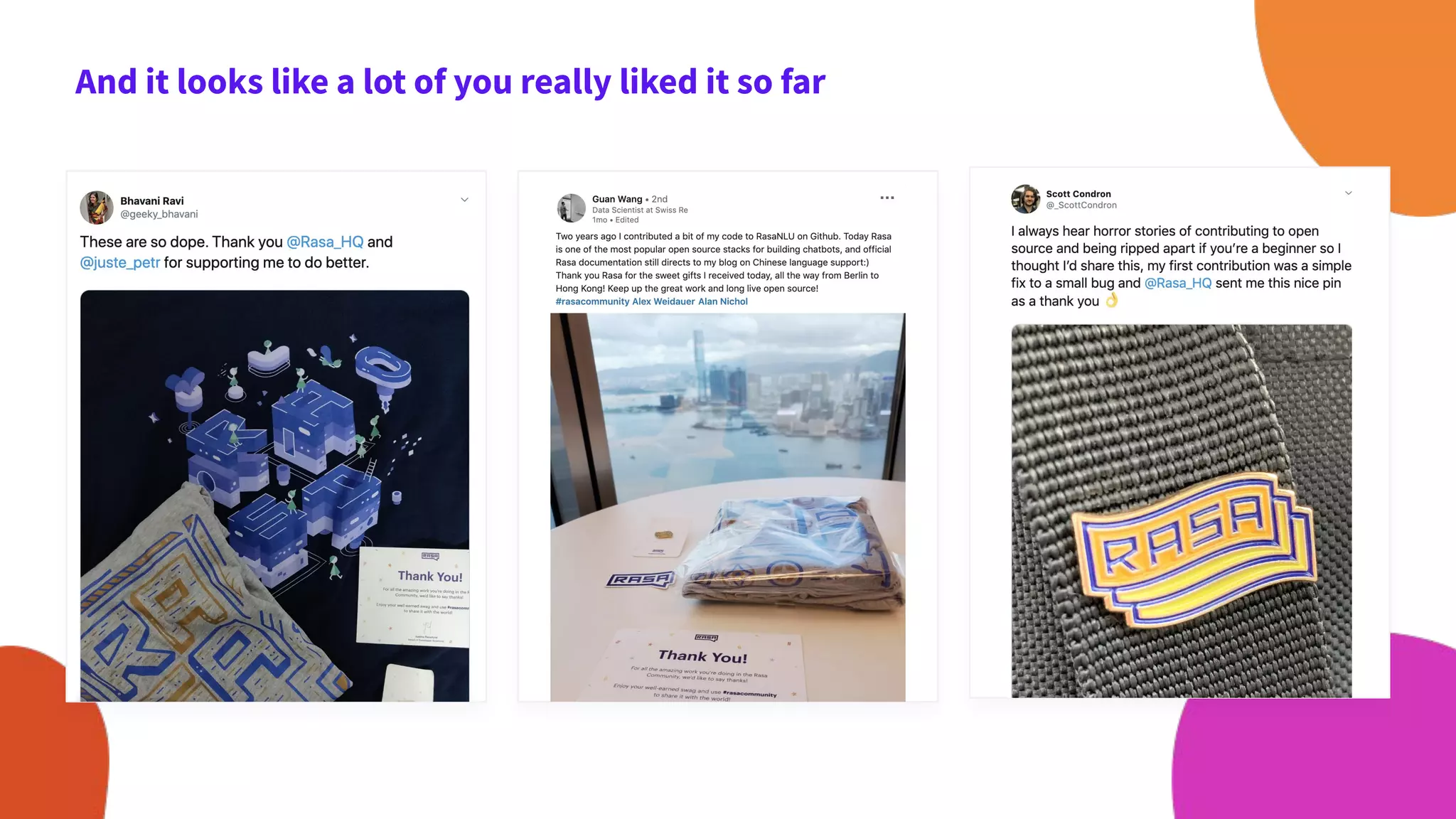 And it looks like a lot of you really liked it so far
 