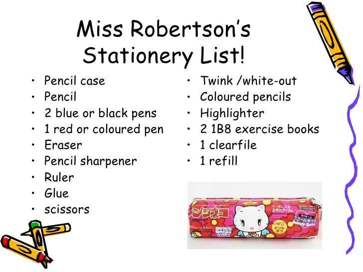 Just for fun..... stationery