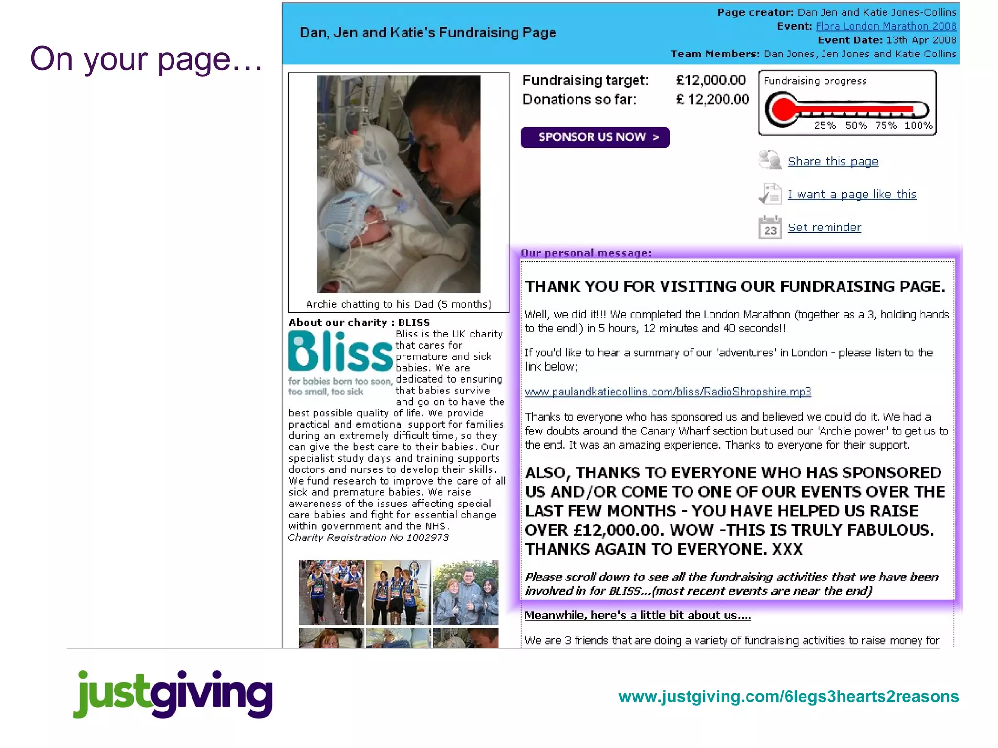 Justgivings Top 10 Fundraising Tips Marathon Edition PPT Social Justgivings top 10 fundraising tips marathon edition ppt social