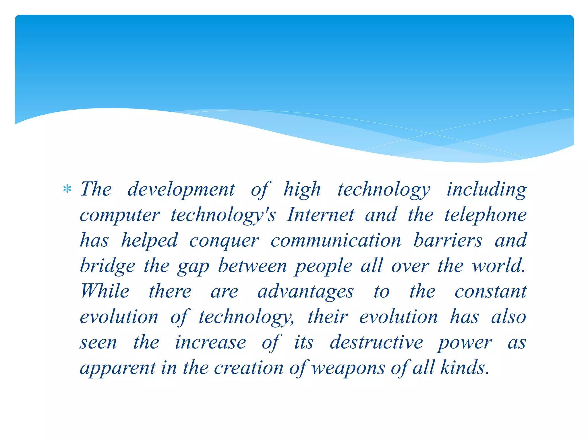 Just how important is technology in business ppt