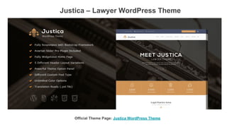 Justica – Lawyer WordPress Theme
Official Theme Page: Justica WordPress Theme
 