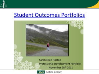 Student Outcomes Portfolios
 