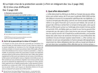 Doc 3 page 269
B) La triple crise de la protection sociale ( à finir en intégrant doc 1ou 2 page 266)
B) 1) Une crise d’efficacité
 