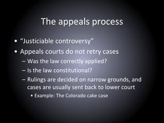 The American Legal System | PPTX