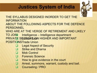 Justice sysytem of india by M B Goud