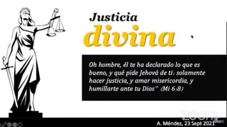 Justicia divina - El jubileo de Jesús