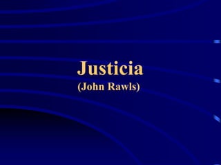 Justicia (John Rawls)  