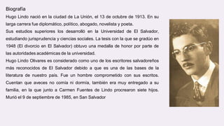 Producción literaria
• Sinfonía del límite (1953)
• Trece segundos (Montevideo, 1959)
• Poesía variada (1961)
• Formas de ...