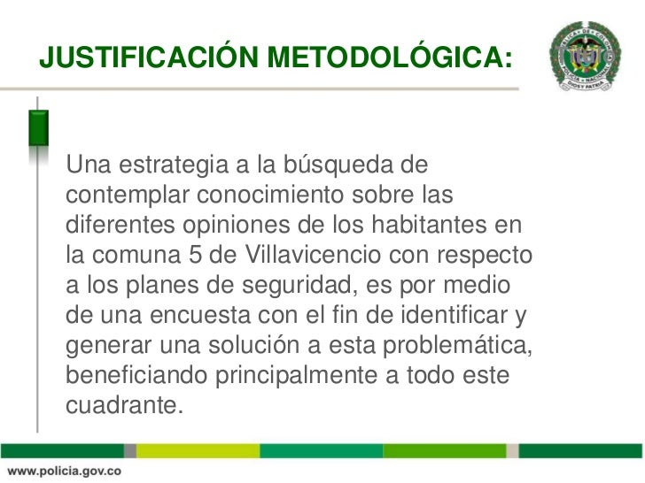 Ejemplo De Justificacion Metodologica Images