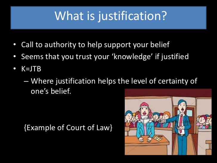 Justification