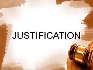 Justification