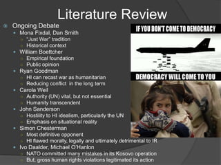 intervention humanitarian