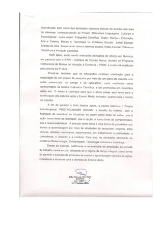 Justificativa   tempo integral eetb