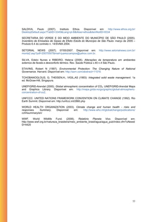 Política Nacional de Mudanças Climáticas - OC