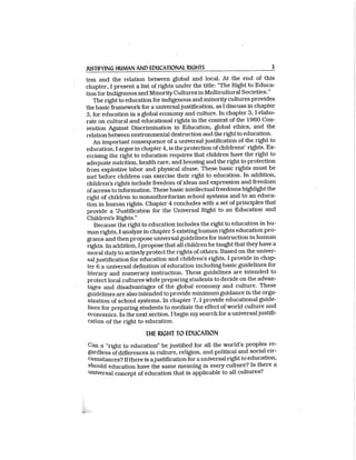 Educational Rights Document Justifying Human and Educational Rights | PDF