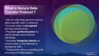 What is Secure Data Transfer Protocol - just in | PPTX