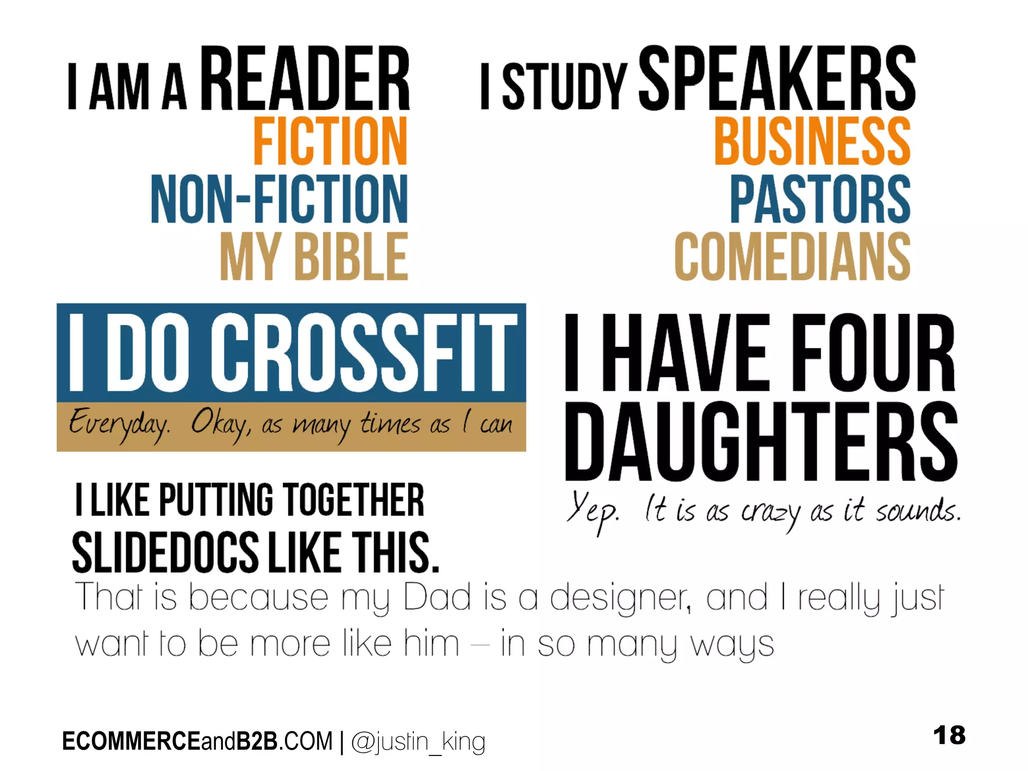 ECOMMERCEandB2B.COM | @justin_king

18

 