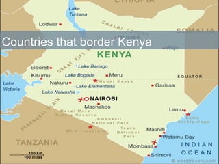 Countries that border Kenya  