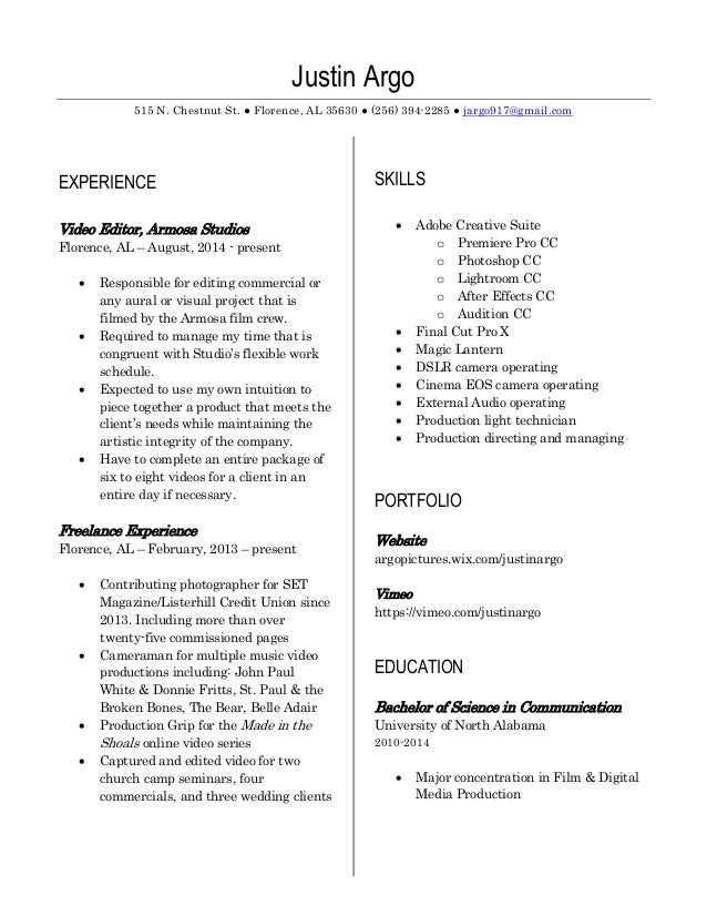 videographer resume template 28 images exles of videographer resume template 28 images exles of