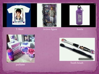 T-Shirt   Action figure        bottle




                          Tooth brush
parfume
 