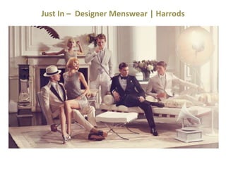 Just In – Designer Menswear | Harrods
 