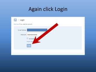 Again click Login
 